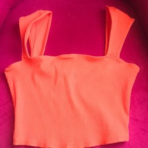 Orange crop top by Better Be
